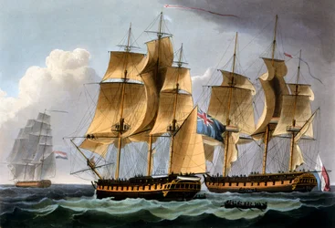Capture du Furie et Waakzaamheid, 23 octobre 1796, de 